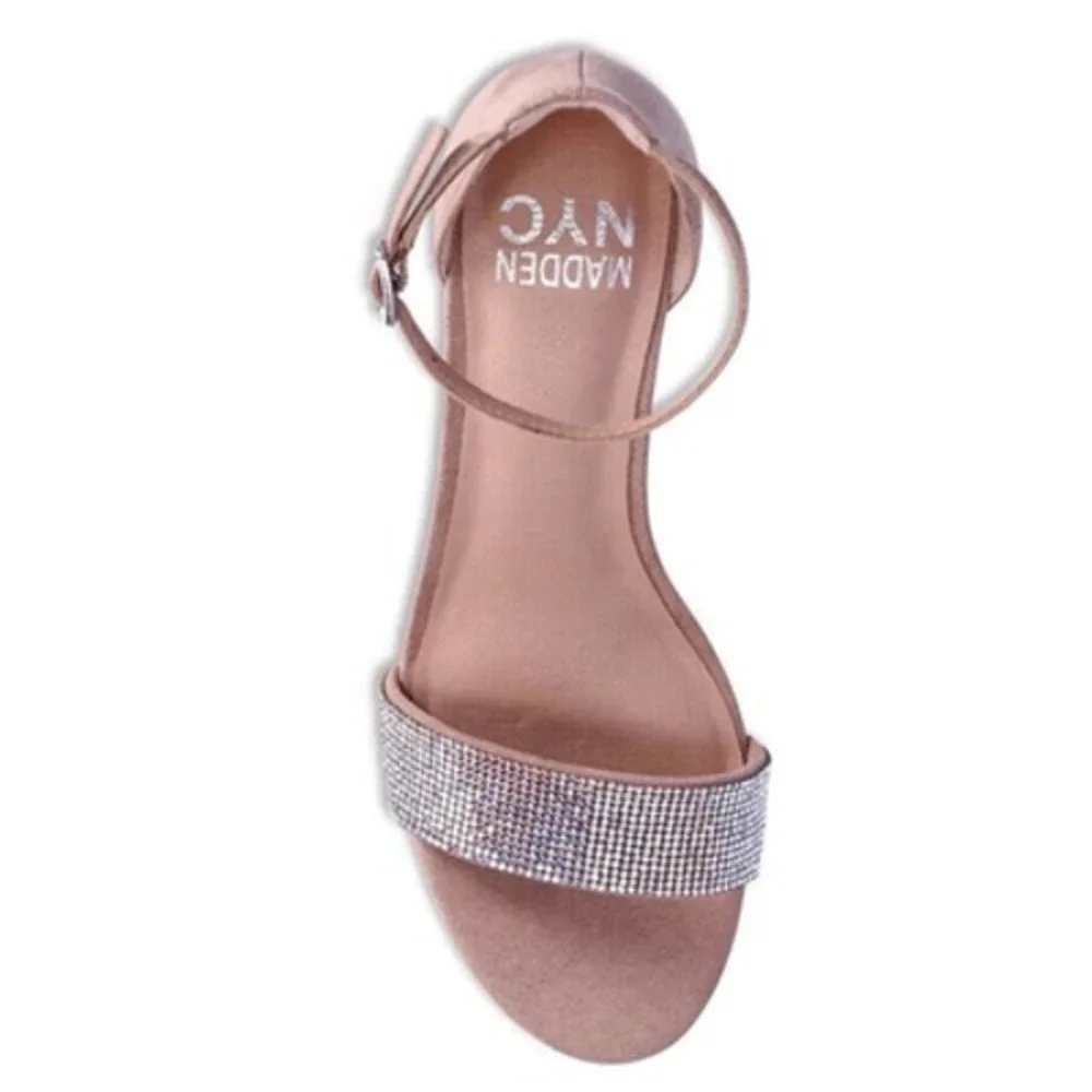 Madden NYC Women's Illie City Bling‎ Sandals Strap New In Box Size 11
